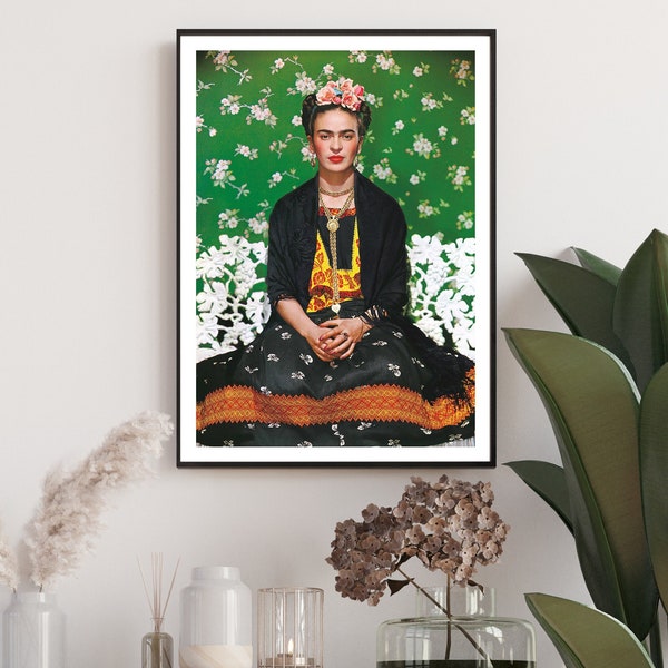 Frida Kahlo Print, Instant Download Frida Kahlo Print, Mexican Artist,  Printable Wall Art, Easy Print, Feminism Gifts, Gift for her