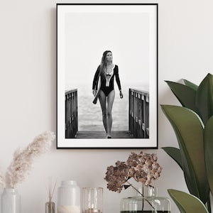 Pin by Gabi on The Sunshine Merchants  Black and white picture wall, Black  and white photo wall, Surf poster