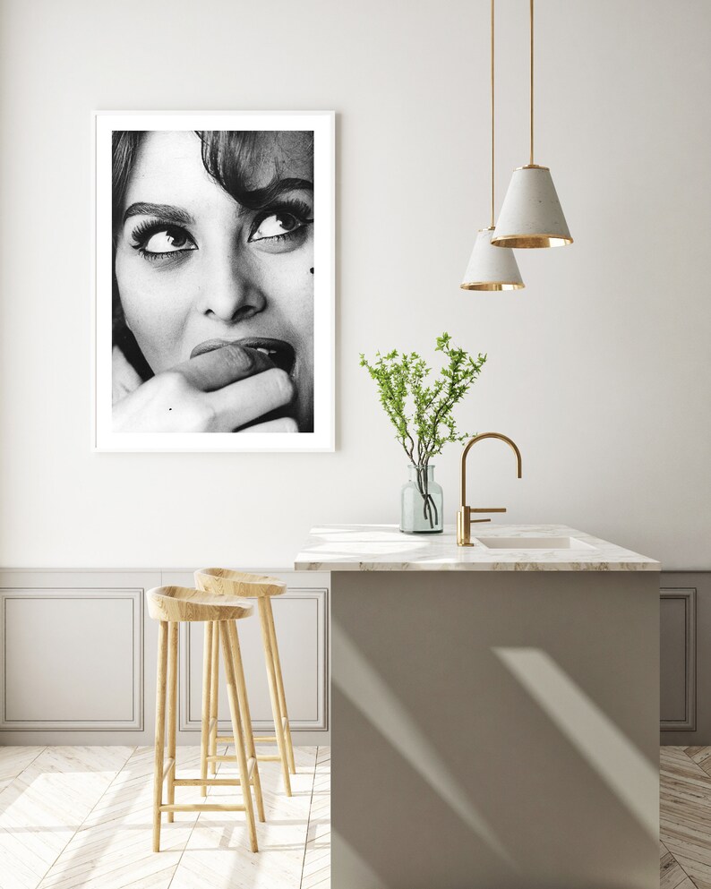 Sophia Loren Print INSTANT DOWNLOAD, Sophia Loren Art, Wall Art ...