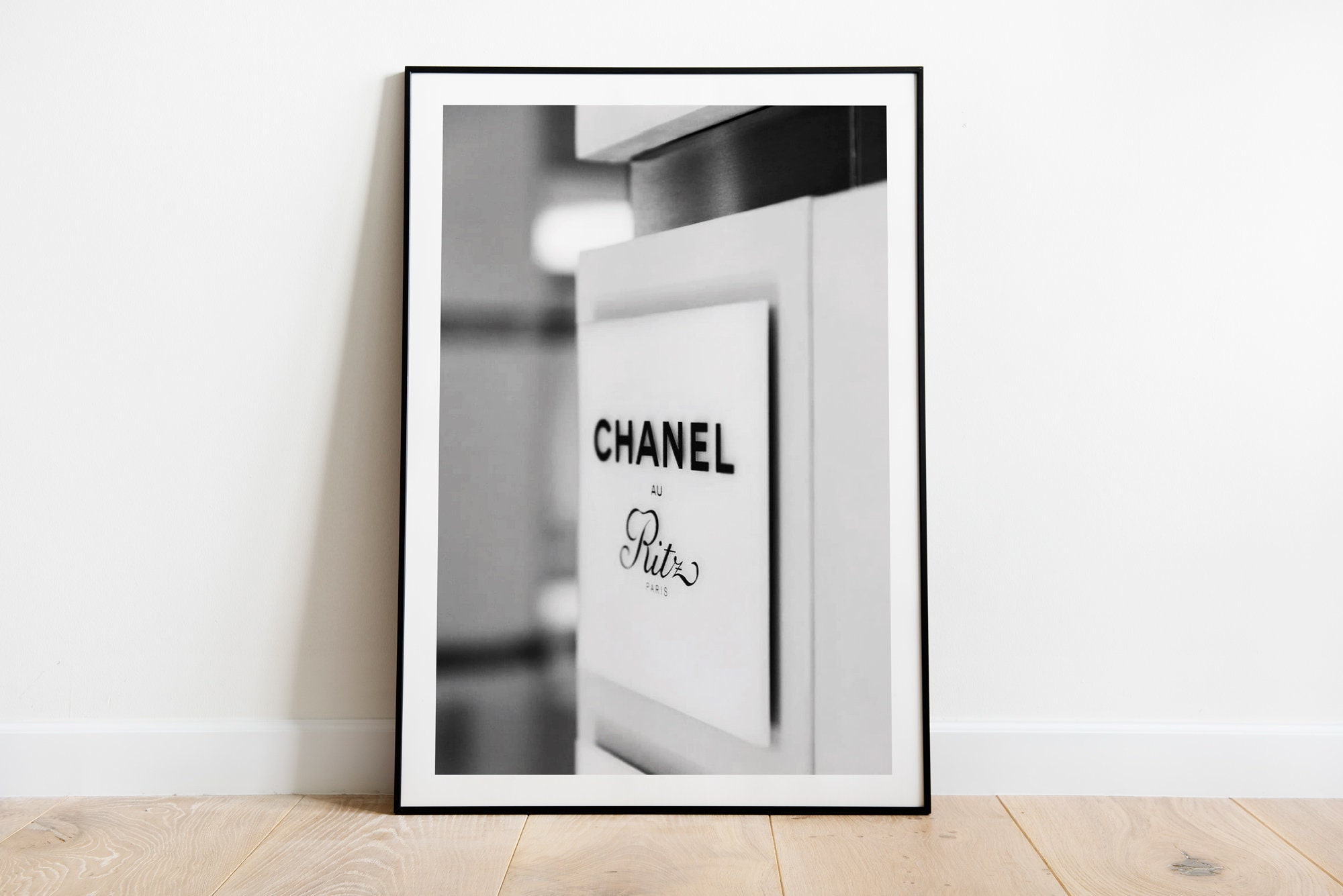 Fashion Wall Art Print, Black and White Fashion Photography, Bedroom