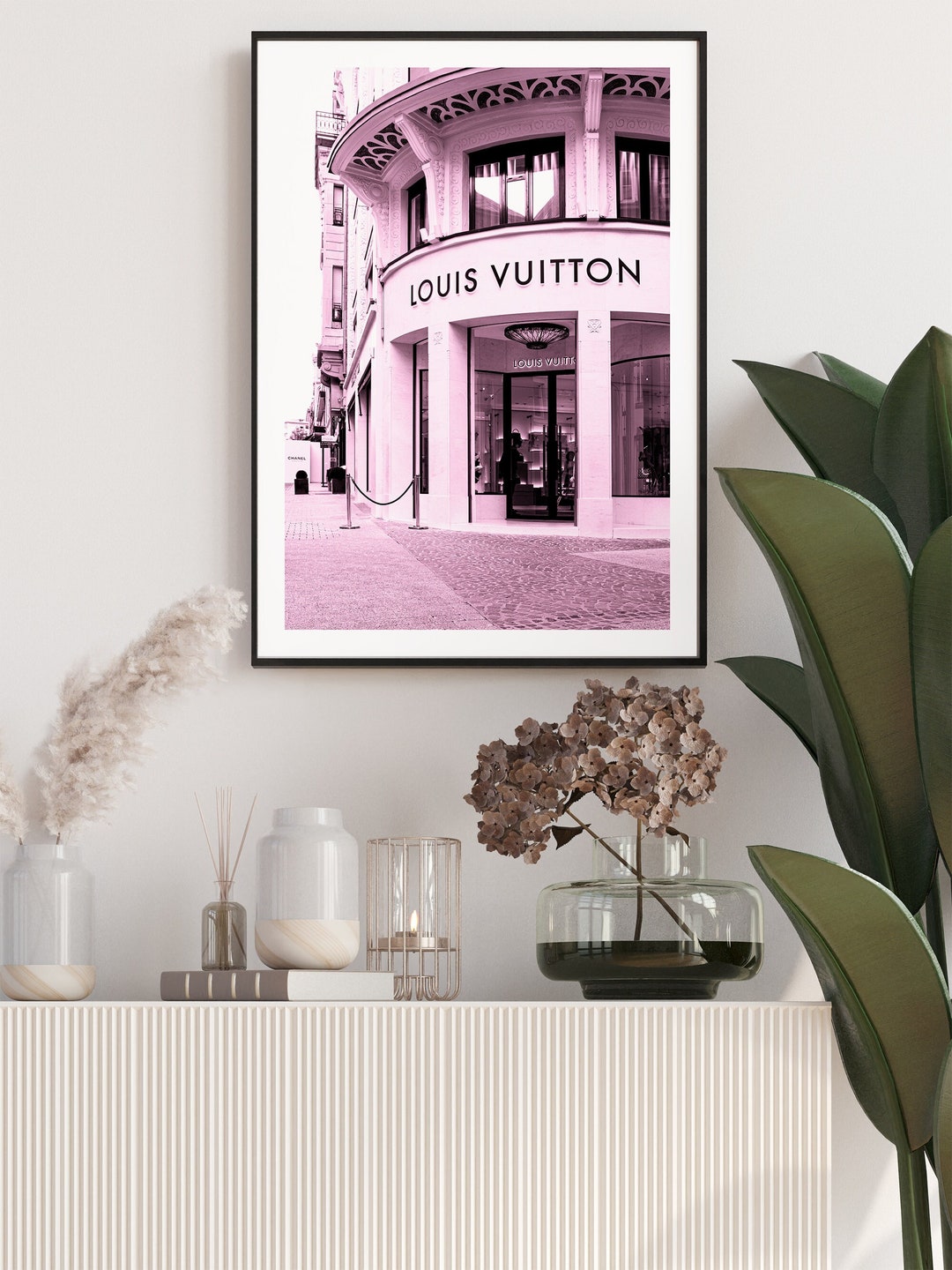 Louis Vuitton Store Photography Unframed Print, Fashion Wall Art
