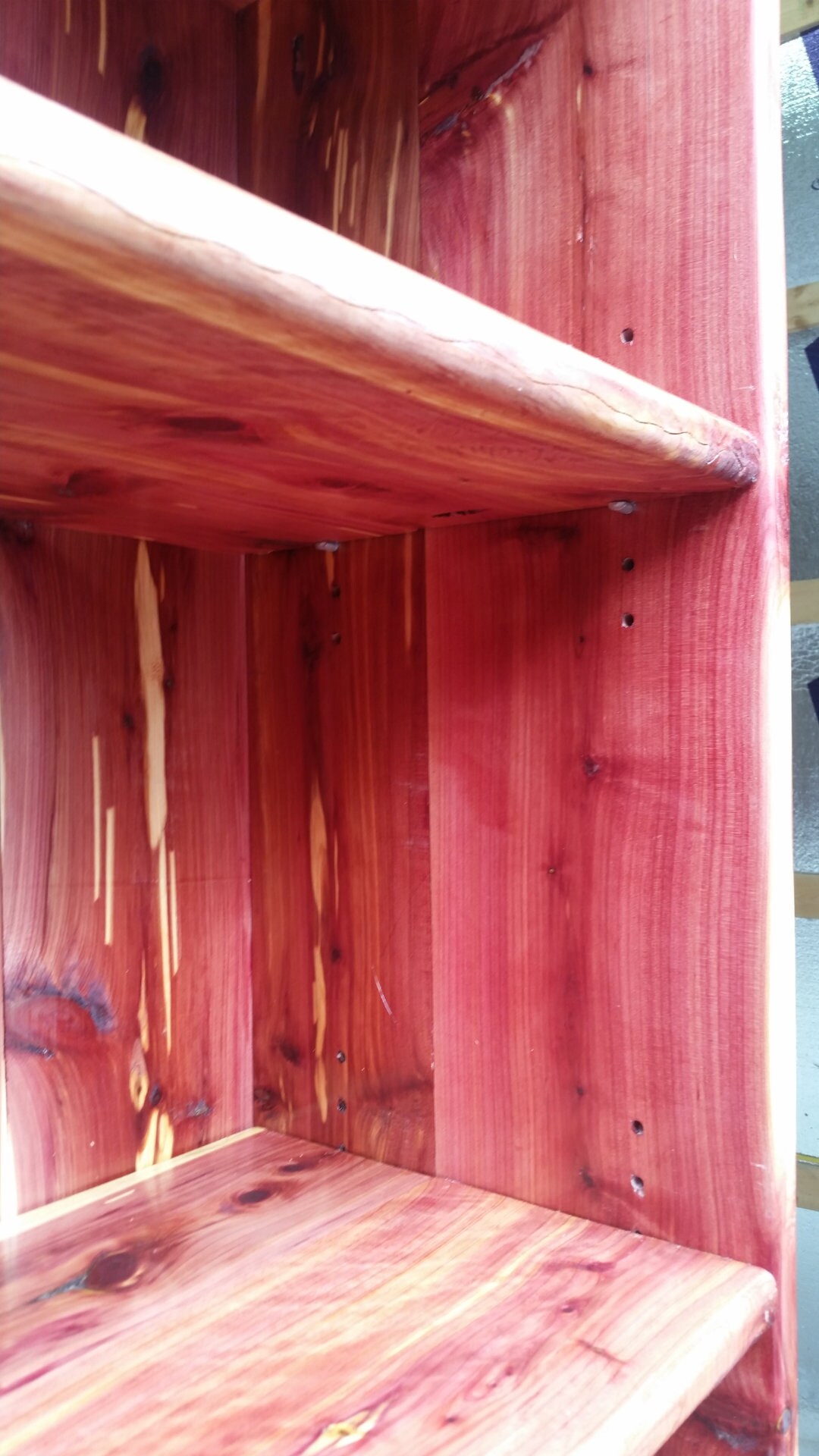 Red Cedar Bookcase Etsy
