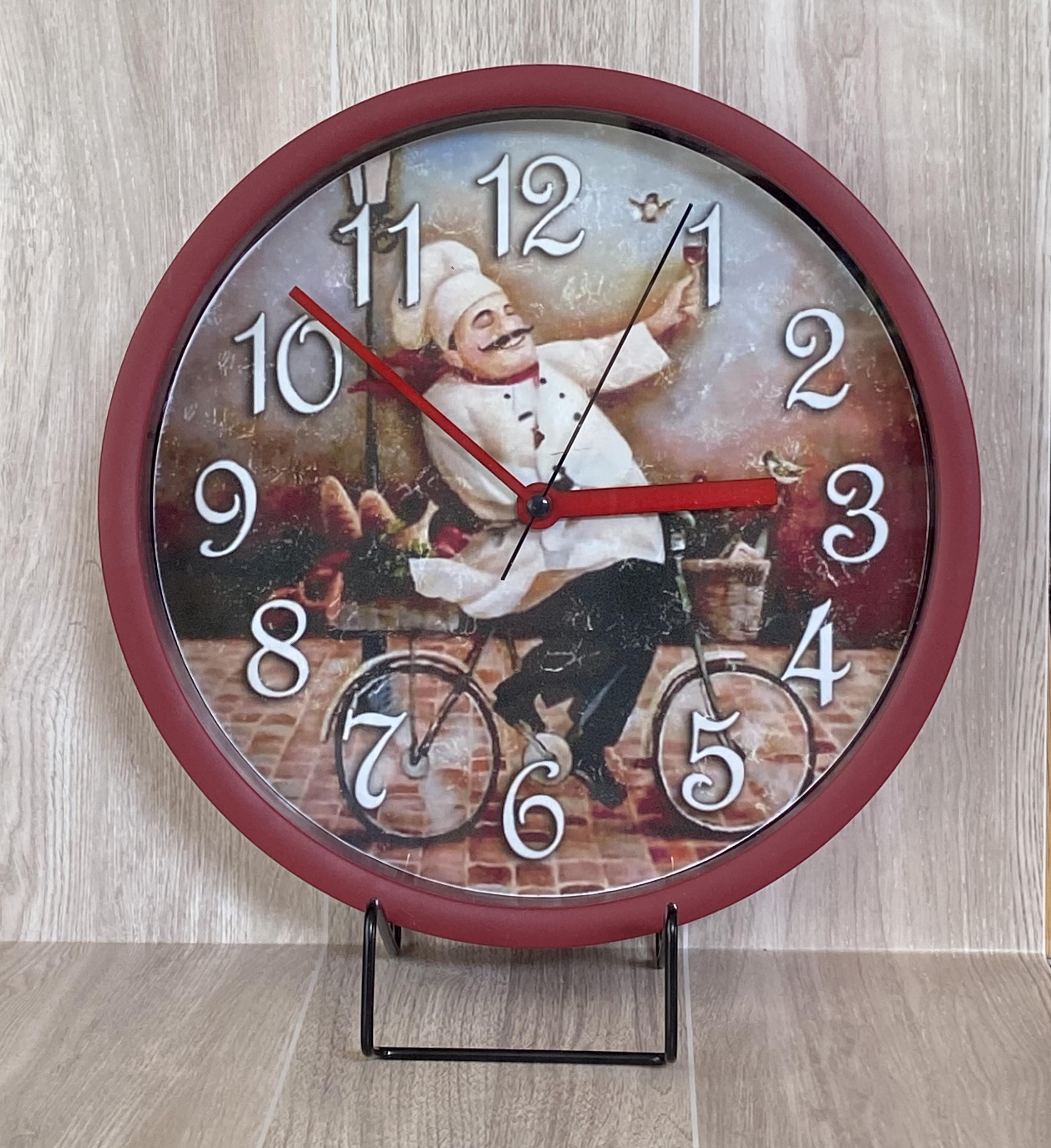 Kitchen Chef Clock - Etsy