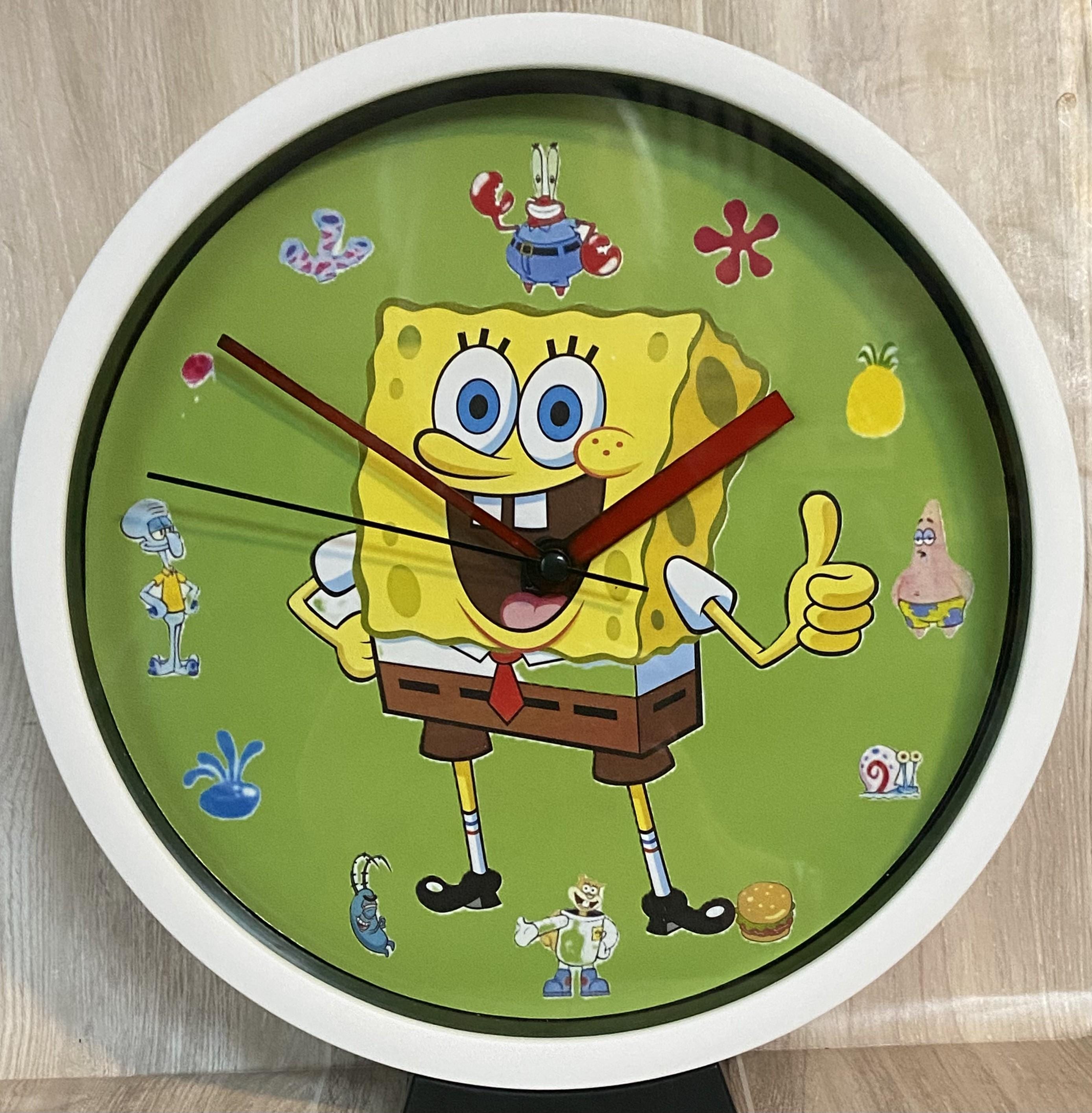 Spongebob Wall Clock - Etsy Canada