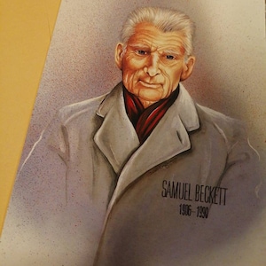 Irish Writers, Samuel Beckett 1906-1990, carte de note avec enveloppe