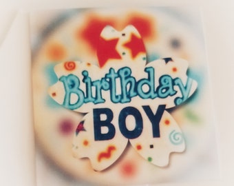 Birthday Boy Greeting Card - extra matte finish card