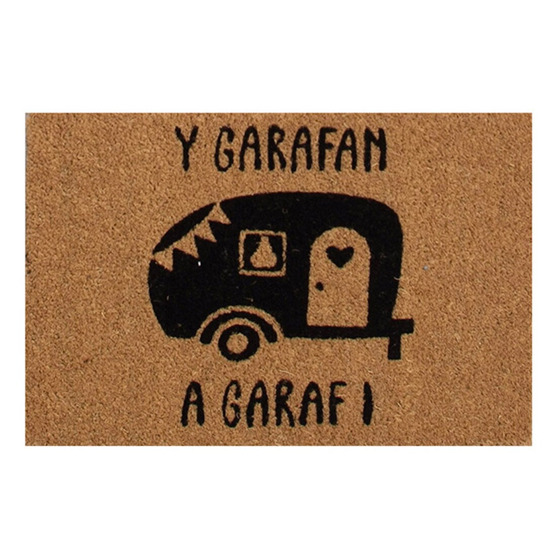 Caravan Door Mat Welsh Caravan Doormat by Lpdoormats Etsy UK
