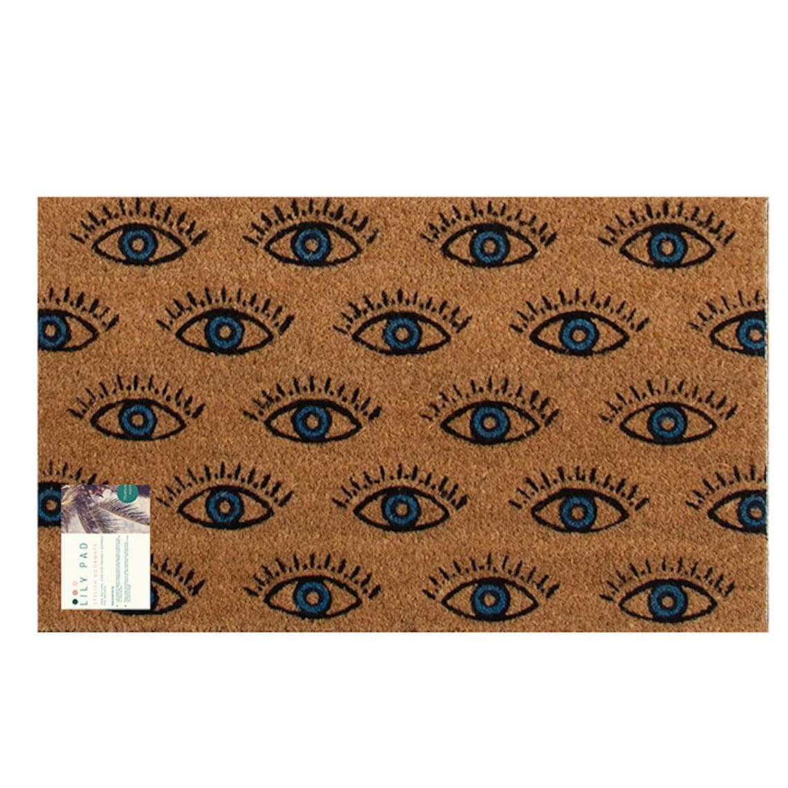 Evil eye Coir Doormat Evil Eye Door Mats House warming Etsy