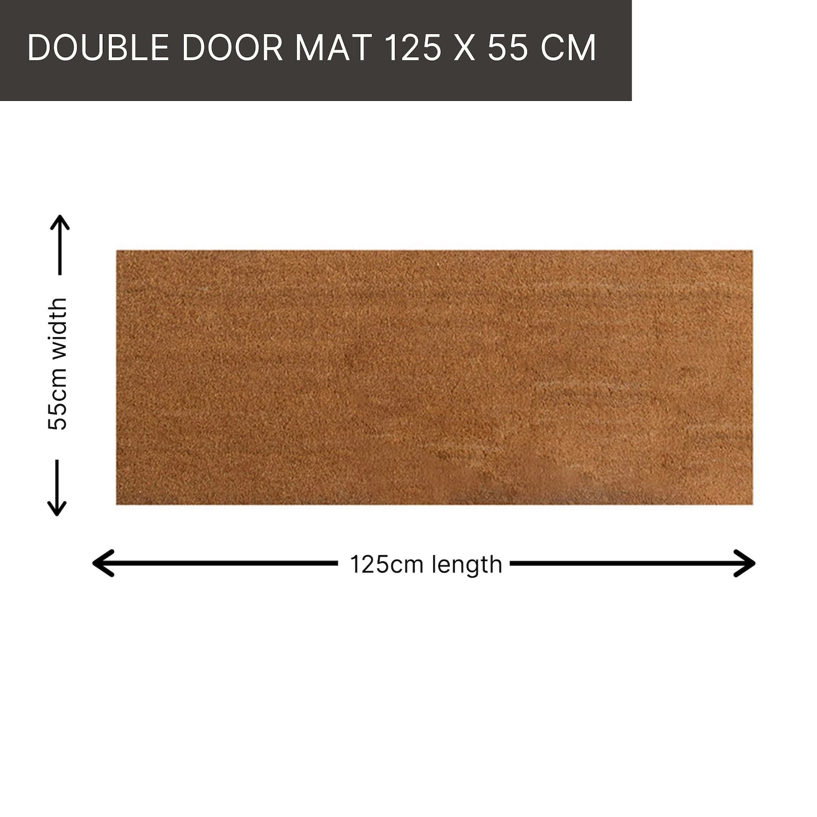Patio Door Mats Long Double Coir Doormat Door Mat Indoor Etsy UK