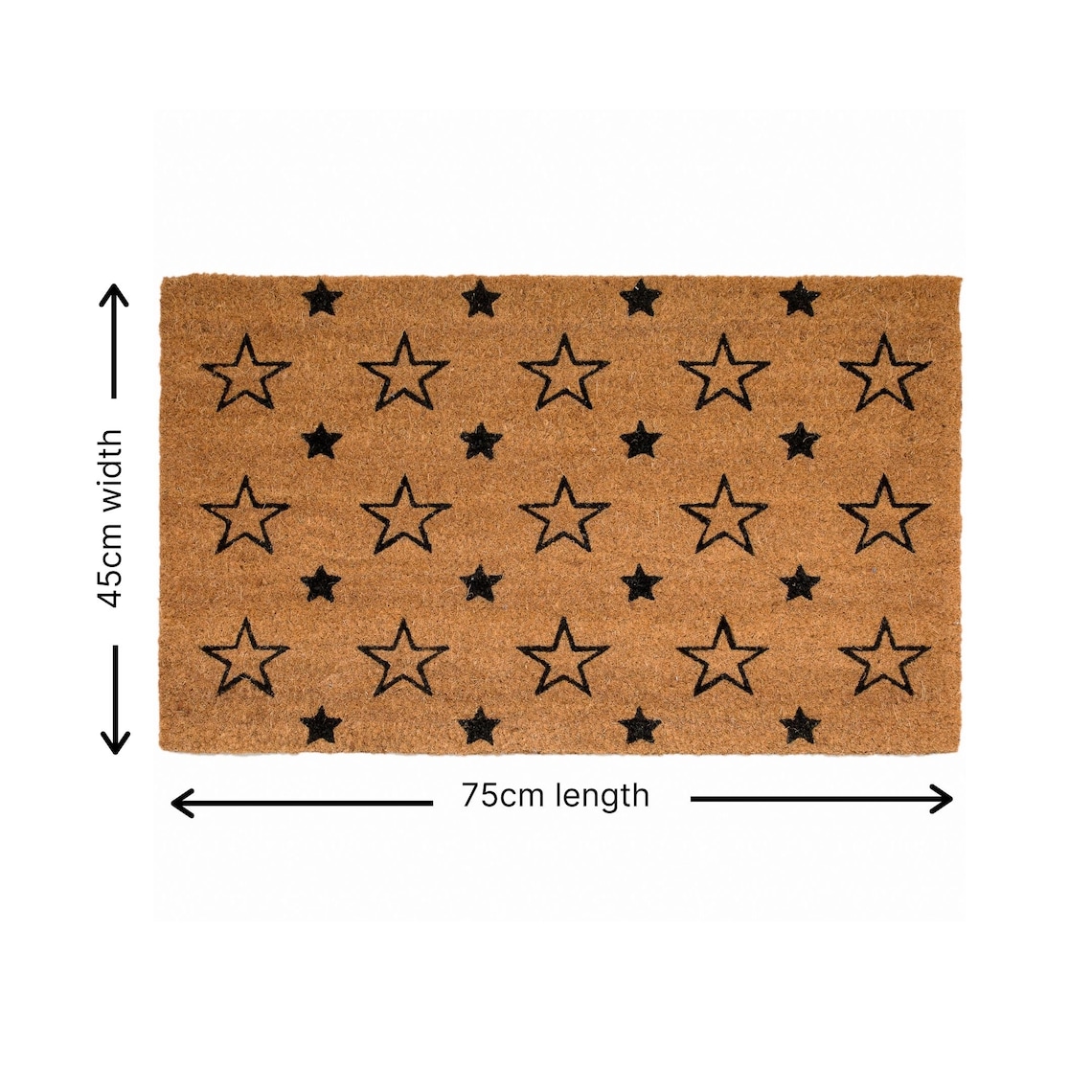 Star Door Mat Double Doormat Long Star Doormat Door Mat Etsy