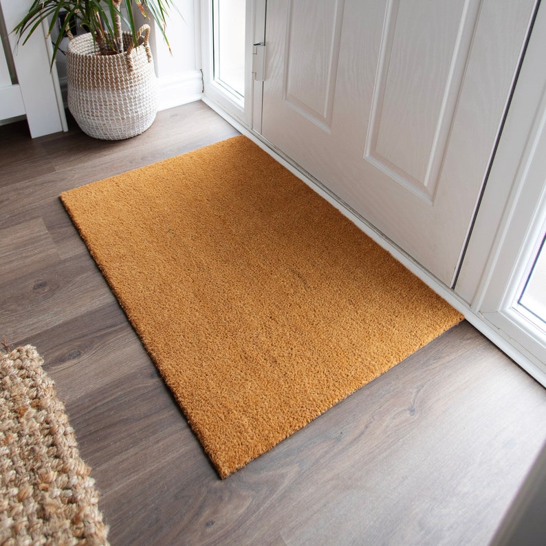 Classic Coir Door Mat Various Size Doormat Door Mat Indoor Etsy UK