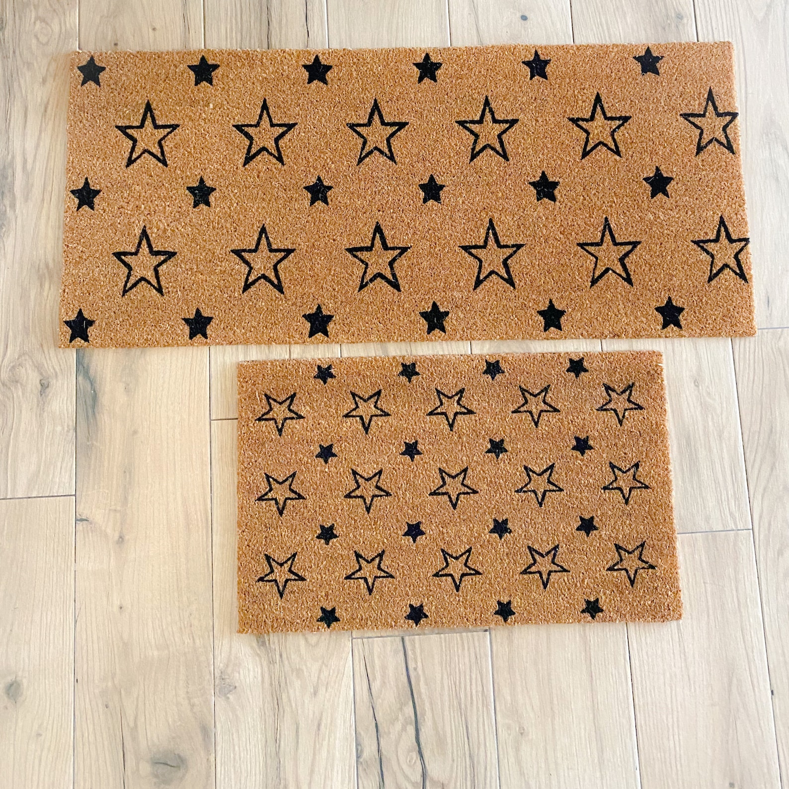 Star Door Mat Double Doormat Long Star Doormat Door Mat Etsy