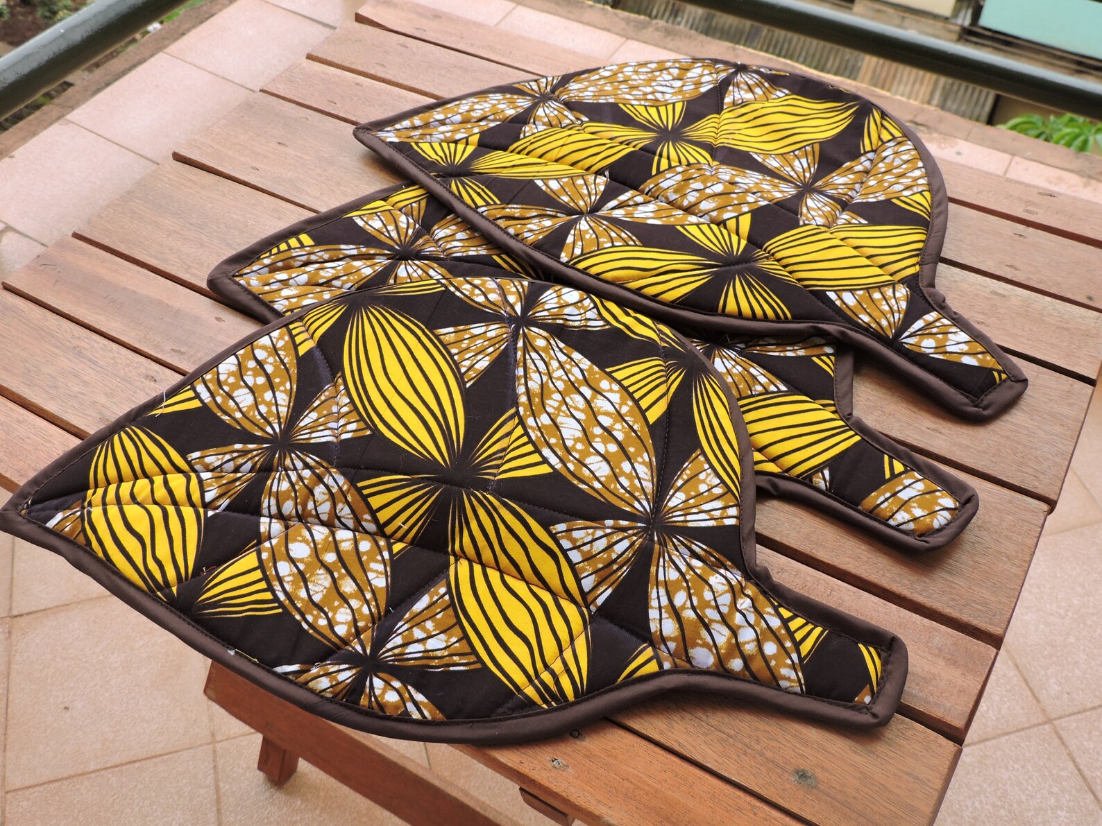 Kitenge/Ankara African Print Place mats Table Mats set of 2 Etsy