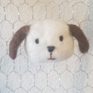 Wool felted animals magnets.Needle felted animals,Fridge magnet, Needle Felted Puppy ,Puppy Ornament Decoration,Puppy magnets,