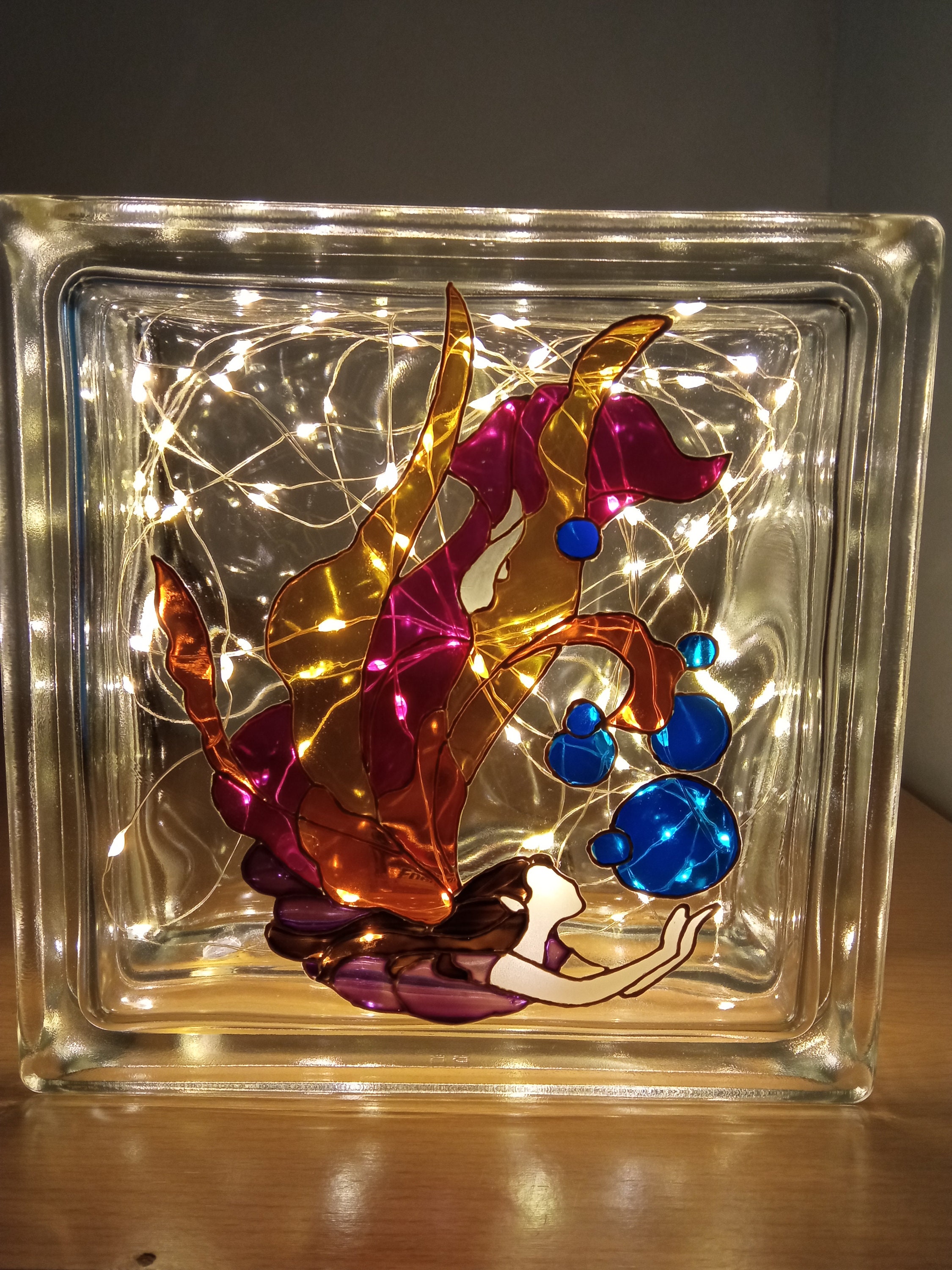 Handpainted Stained Glass Stands. Ornamental Lamp or Fancy Etsy UK