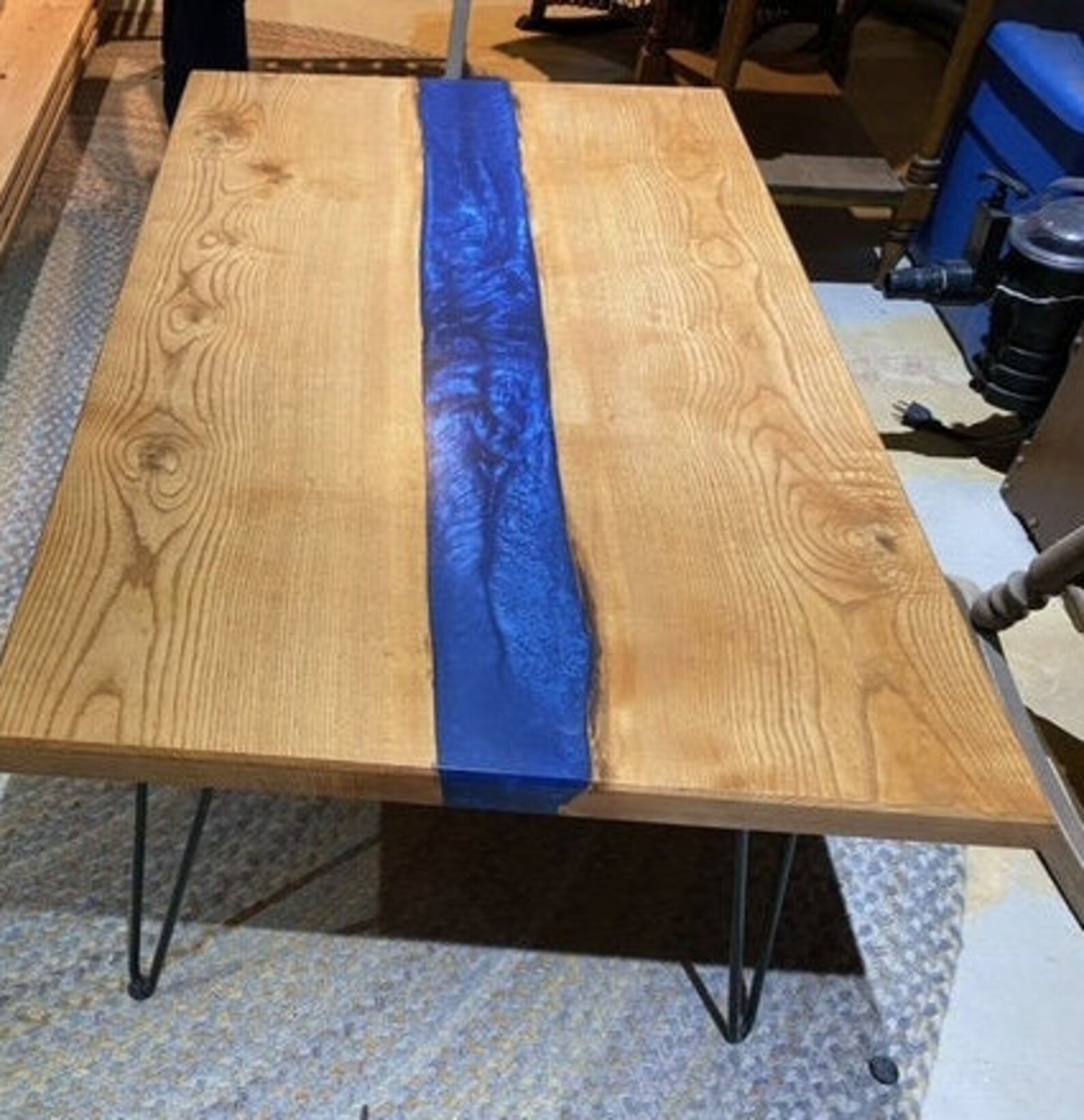 Ash Wood River Table Etsy