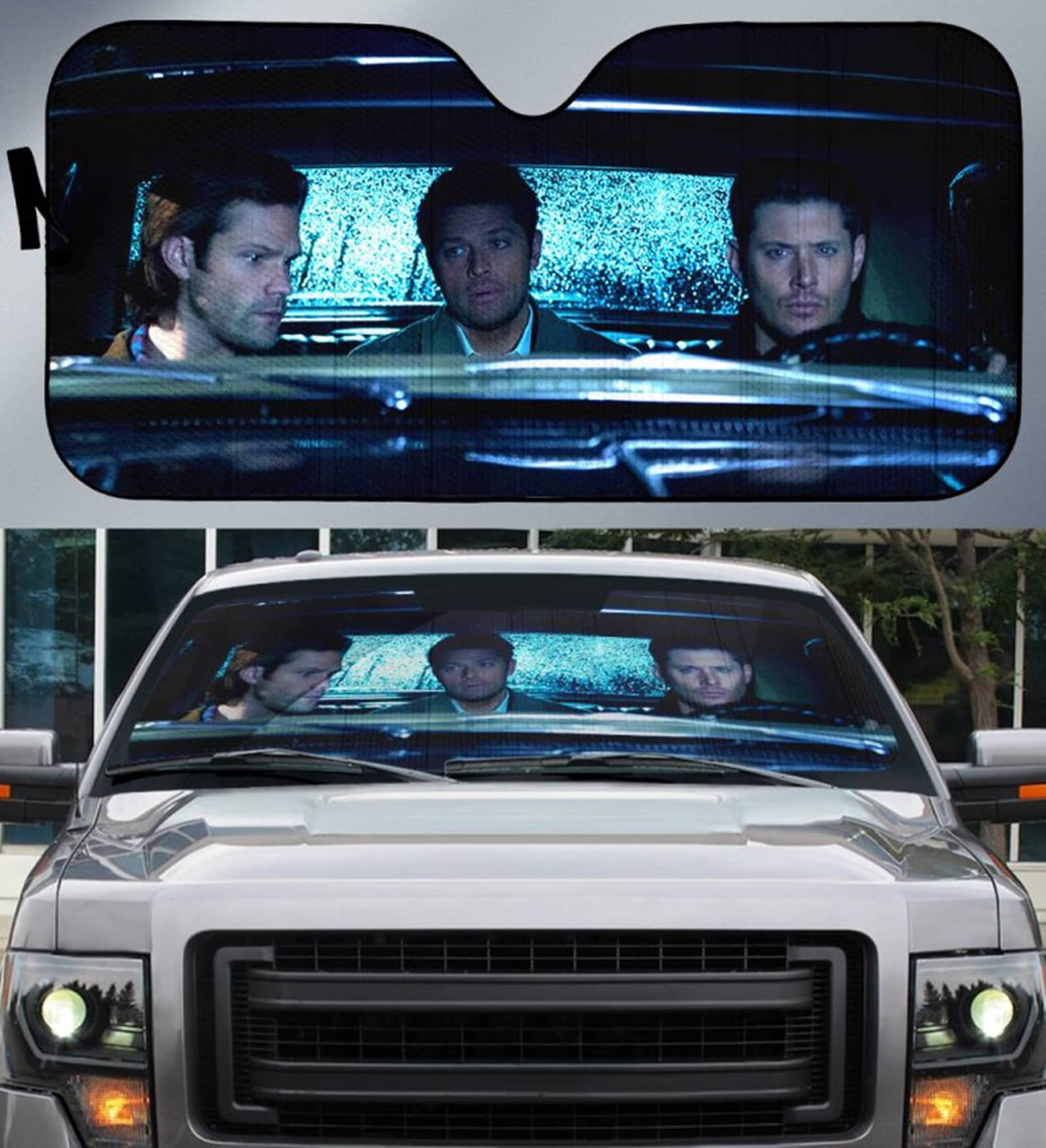 Supernatural Movies Sam Dean Winchester Castiel Car Sun