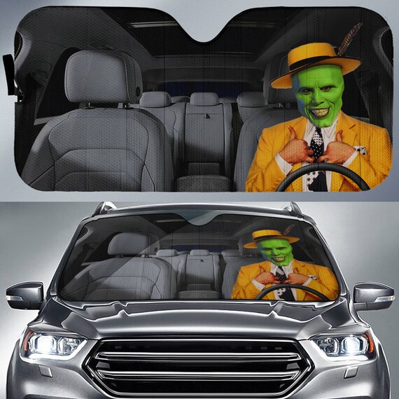 The Mask 1994 Movies Jim Carrey Car Sun Shade Windshield Car Etsy