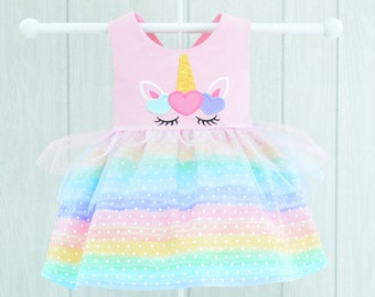 2 Piece Girls Puppy/Ball Dress w/Diaper Cover