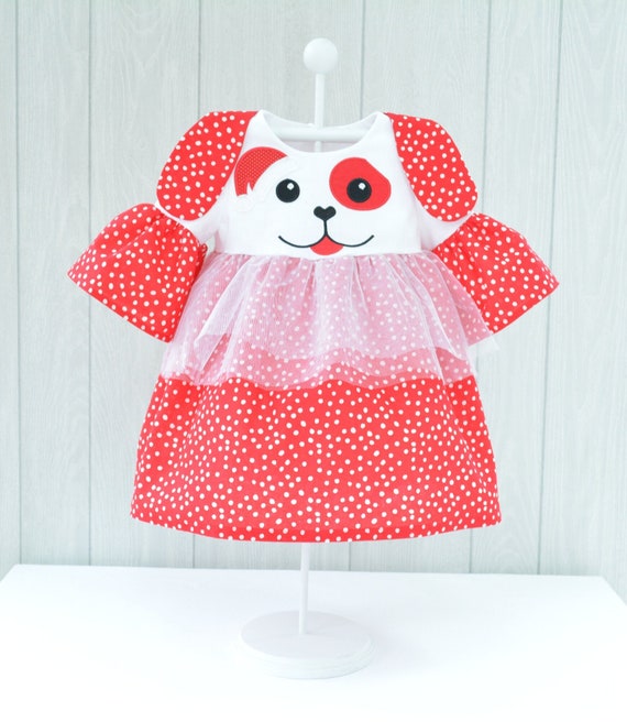 open lace back dress The sleep dress in puppy party – Taylor Dorry