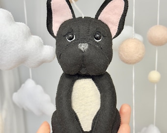 French Bulldog Baby Mobile, Puppy Nursery Decor For Crib