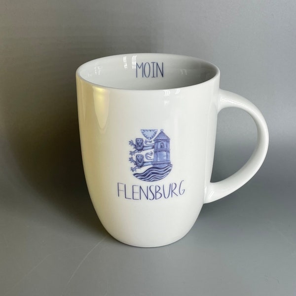 Flensburger Porzellanbecher "Stadtwappen" MOIN