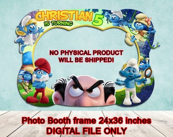 Schtroumpf Anniversaire Theme Etsy