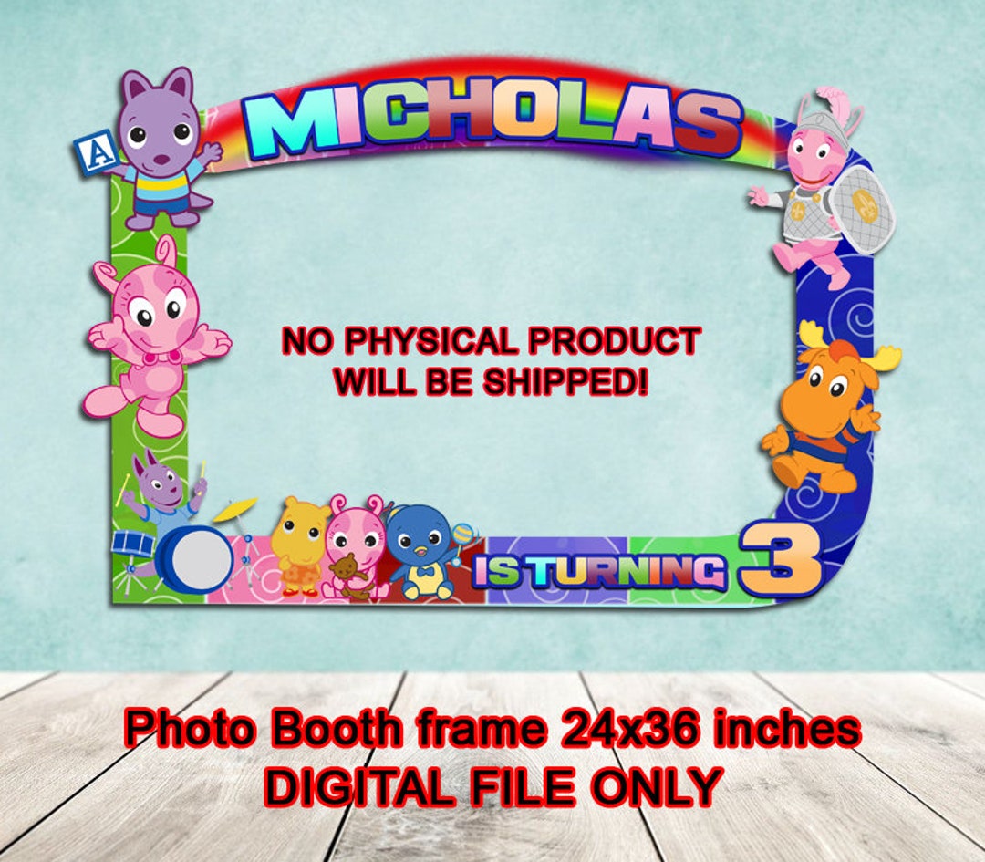 Backyardigans Photo Booth Marco Backyardigans Photo Booth - Etsy México Backyardigans Photo Booth Marco Backyardigans Photo Booth - Etsy México