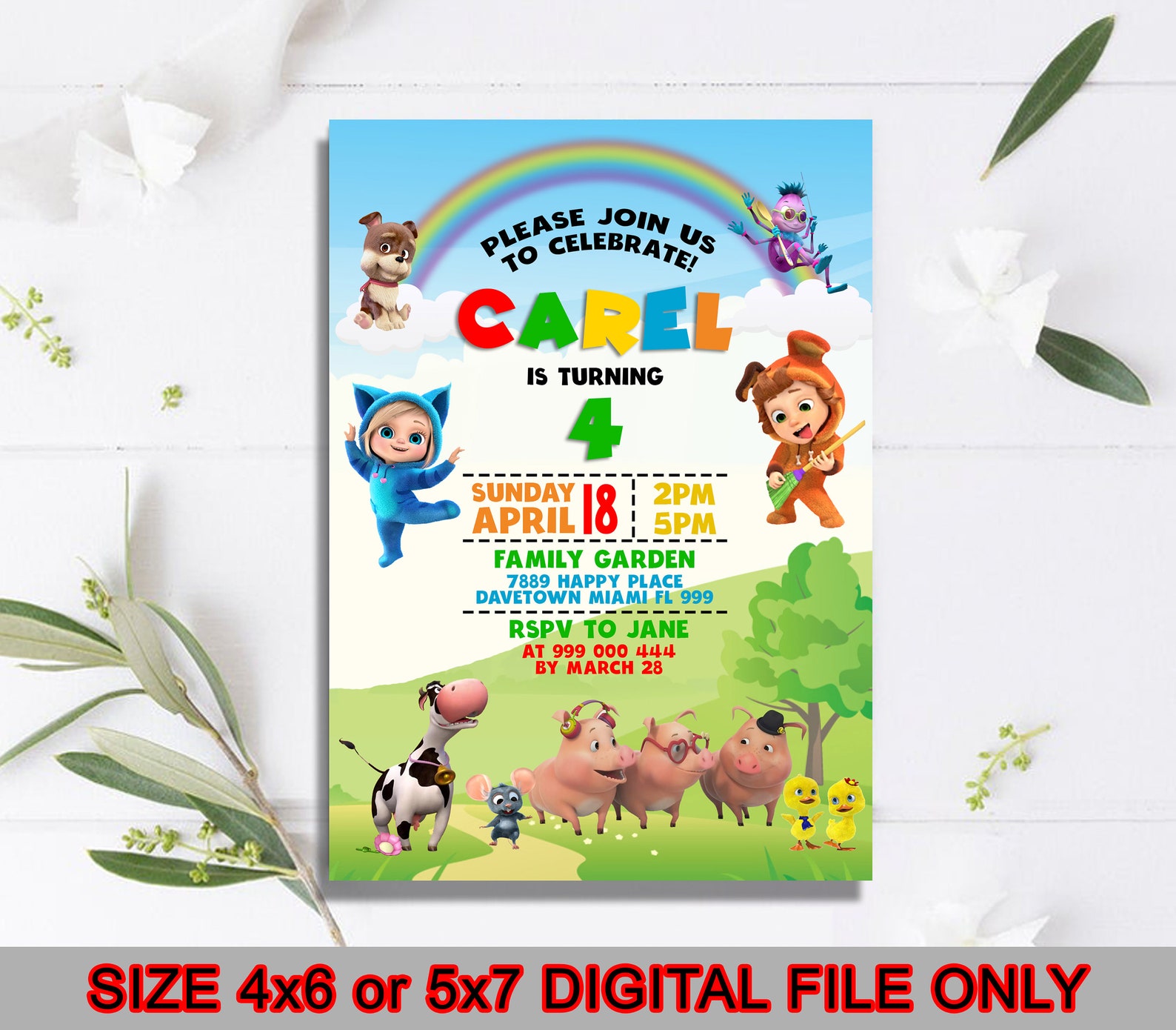Dave and ava invitation dave and ava birthday invitation etsy australia
