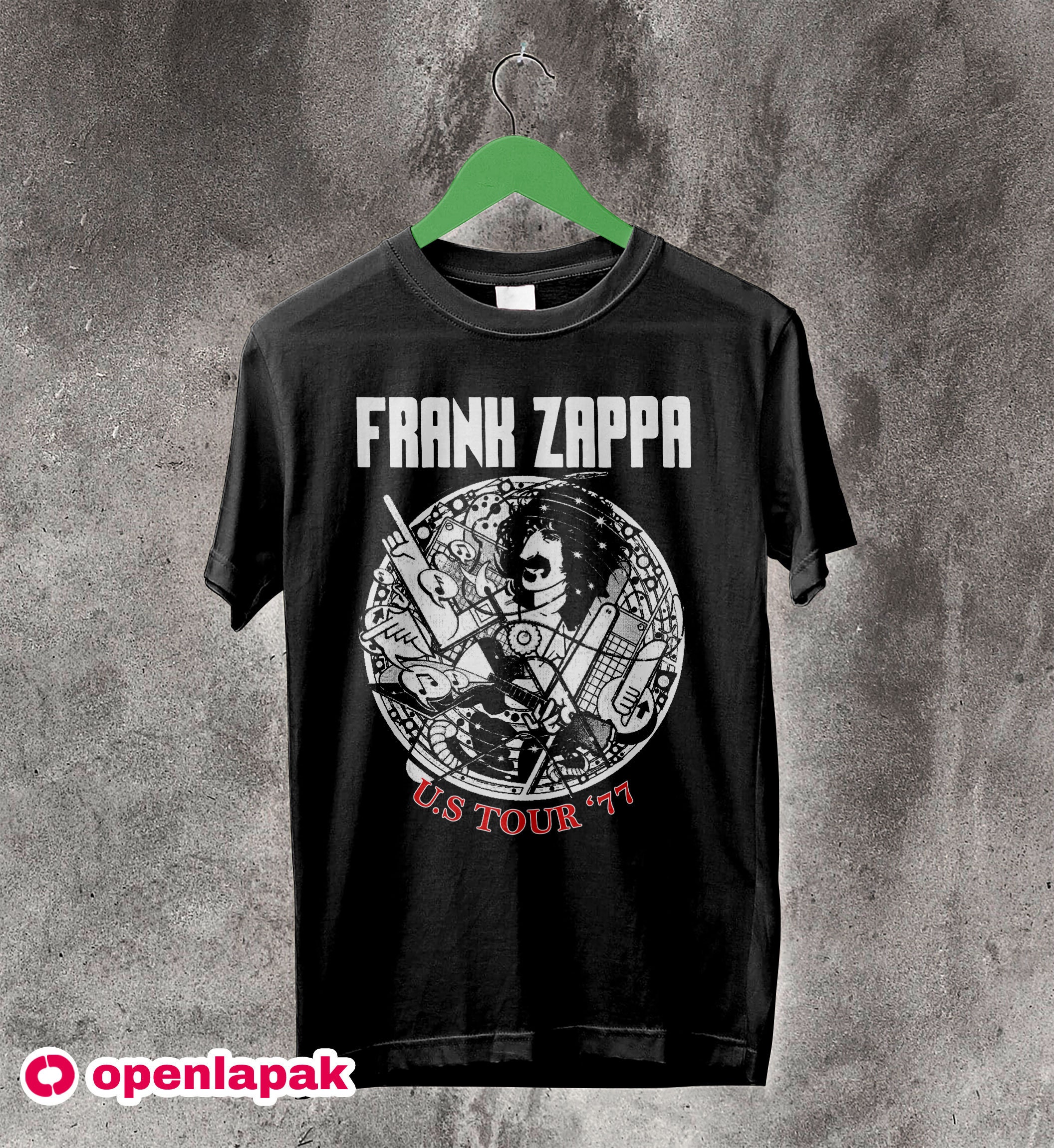 Frank Zappa Vintage '77 Tour T-shirt 