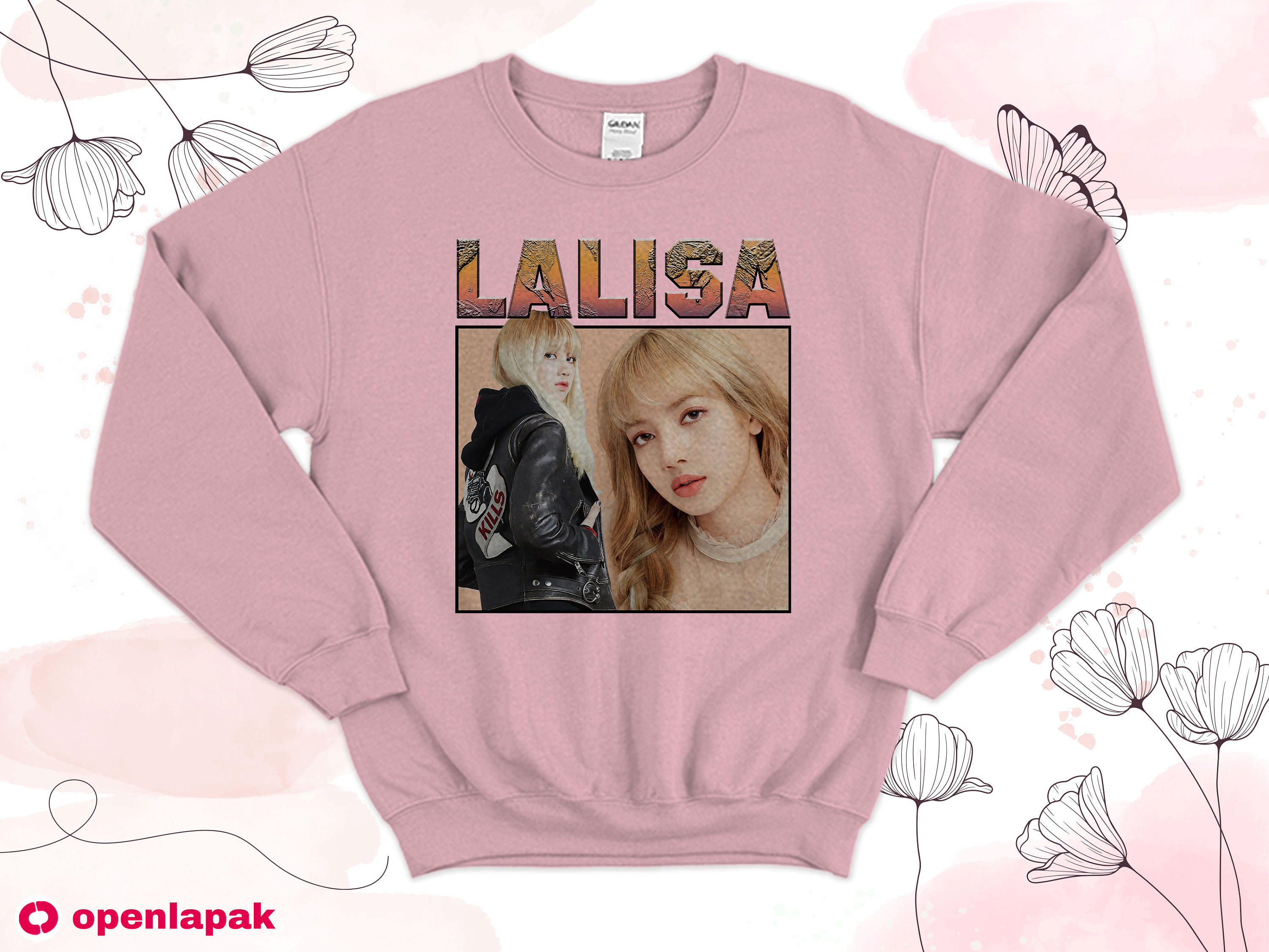 blackpink sweatshirt lisa