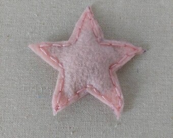 Pink Star - Felt Catnip Toys