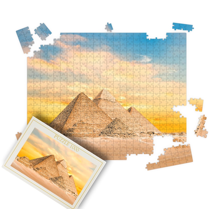 Pyramids Jigzone Egyptian Pyramids Jigsaw Puzzle: Ancient Egypt Gift (100-1000 Pieces ...