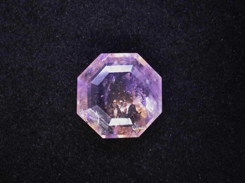Natural Ametrine Gemstone, Octagon Shape Gemstone, Faceted Cut Gemstone, Handmade Gemstone For Jewelry Making. image 8