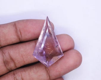 Faceted Bolivian Ametrine Gemstone: Bicolor Pendant, 26 Carats