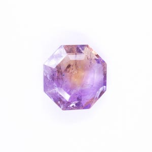 Natural Ametrine Gemstone, Octagon Shape Gemstone, Faceted Cut Gemstone, Handmade Gemstone For Jewelry Making. image 10