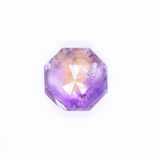 Natural Ametrine Gemstone, Octagon Shape Gemstone, Faceted Cut Gemstone, Handmade Gemstone For Jewelry Making. image 9
