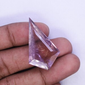 Natural Bolivian Ametrine Gemstone, Kite Shape Ametrine Stone for Jewelry Making