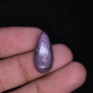 14.50 Carats Natural Star Ruby Cabochon Gemstone 10x20MM Elegant Pink Ruby Pear Gemstones.