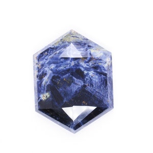 Natural Pietersite Gemstone, Hexagon Shape Blue Peitersite, Faceted Cabochons Peitersite Loose Gemstone, AAA Quality Peitersite Gemstone