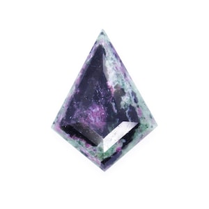 Black Ruby Zoisite Gemstone, Faceted Ruby Zoisite Cabochon, Natural Pink Black Ruby Zoisite Kite For Jewelry Supplies For Jewelry Making.