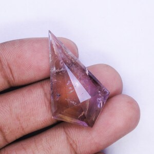 Natural Bolivian Ametrine Gemstone, Kite Shape Ametrine Stone for Jewelry Making