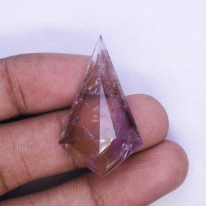 Natural Bolivian Ametrine Gemstone, Kite Shape Ametrine Stone for Jewelry Making