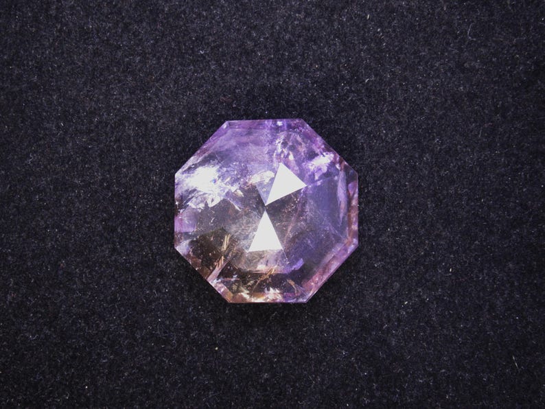 Natural Ametrine Gemstone, Octagon Shape Gemstone, Faceted Cut Gemstone, Handmade Gemstone For Jewelry Making. image 6