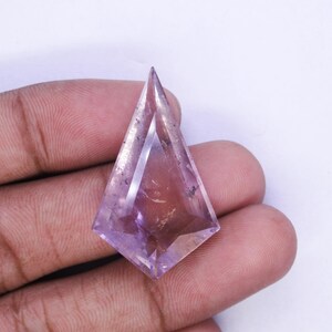 Natural Bolivian Ametrine Gemstone, Kite Shape Ametrine Stone for Jewelry Making