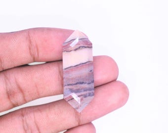 Natural Pink Zebra Jasper Gemstones, Hexagon Shape Jasper Cabochons, Faceted Zebra Jasper Fancy Gemstones