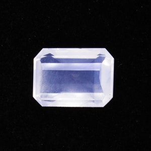 Natural Lavender Quartz Gemstone Baguette Pixel Cut Lavender Quartz 7 Cts Lilac Lavender Quartz Used For Jewelry Making.