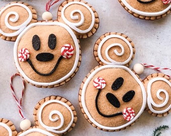 Mouse Gingerbread Ornament