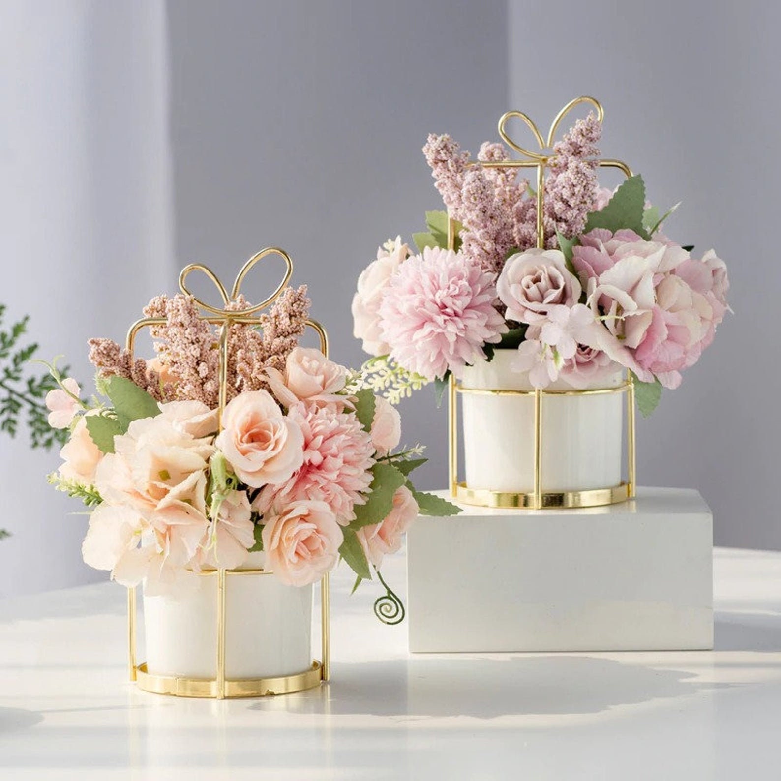 Artificial best sale table centerpieces