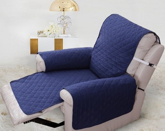 7 COLORS / Quilted Armchair Recliner Cover Sofa Couch Protector Slipcover